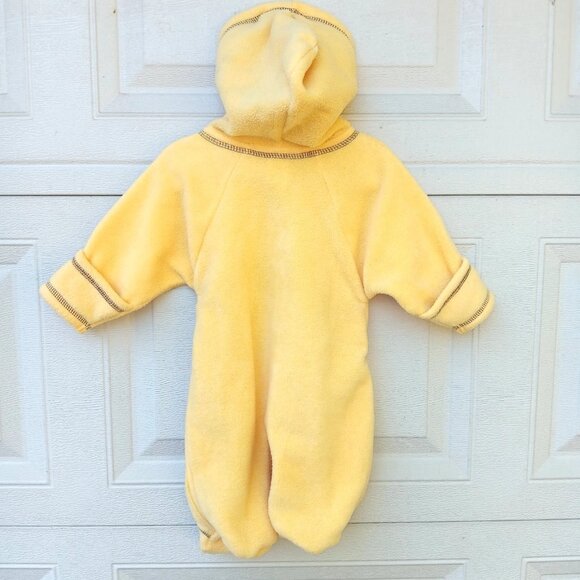 Disney Baby Winnie the Pooh Fleece Hooded Romper Costume Bunting Suit 3-6 Months - Picture 5 of 8